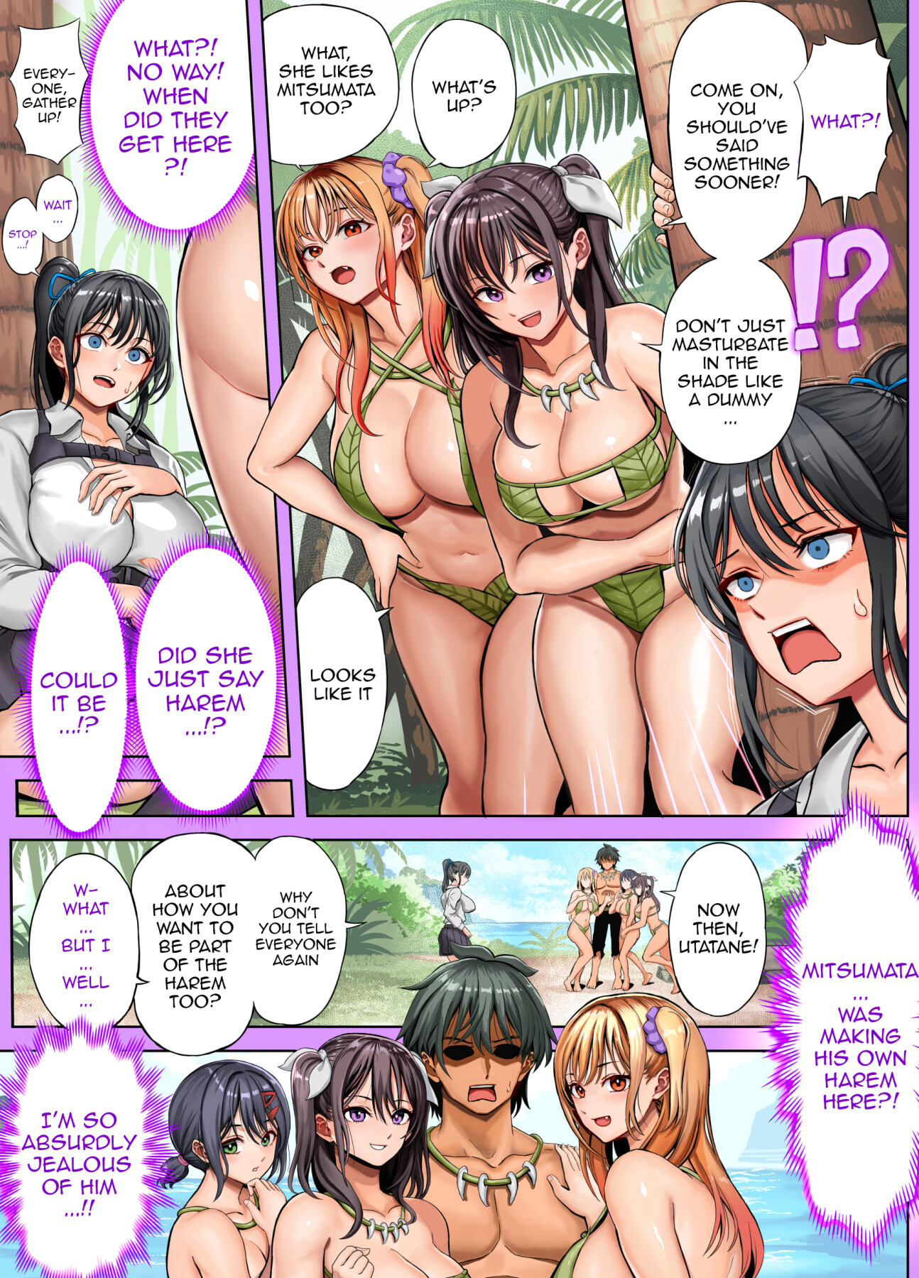 Hentai Manga Comic-Deserted Island Castaway Harem 2-Chapter 1-36